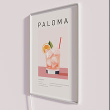 Load image into Gallery viewer, Brighten your bar with vibrant Paloma cocktail theme neon decor