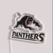 Load image into Gallery viewer, Panthers Penrith RGB neon sign lights up NRL team spirit