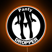 Load image into Gallery viewer, Panty Dropper RGB neon sign orange