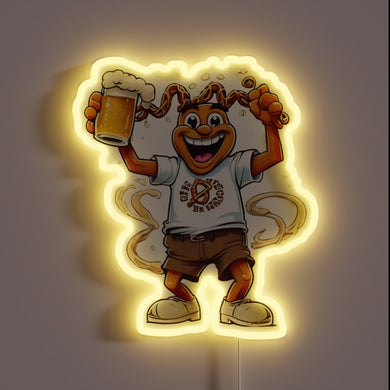 Add a vibrant glow to your party with this neon.