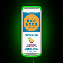 Load image into Gallery viewer, Passionfruit High Noon RGB neon sign green