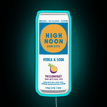Load image into Gallery viewer, Passionfruit High Noon RGB neon sign lightblue 