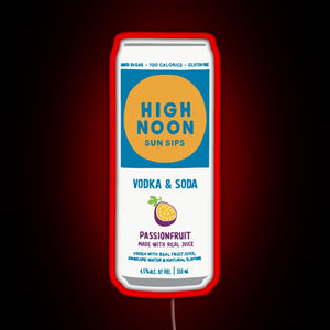 Passionfruit High Noon RGB neon sign red