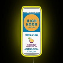 Load image into Gallery viewer, Passionfruit High Noon RGB neon sign yellow