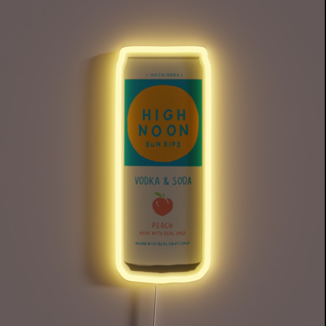 Peach High Noon Rgb Neon Sign – Neon Factory