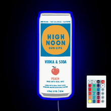 Load image into Gallery viewer, Peach High Noon RGB neon sign remote