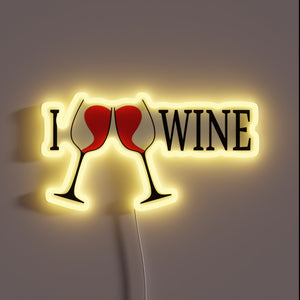 Wine lover's ultimate decor: Color-shifting RGB neon wine bottle display