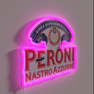 Peroni Nastro Azzurro Italian Beer Brand Neon Sign Decoration Artwork