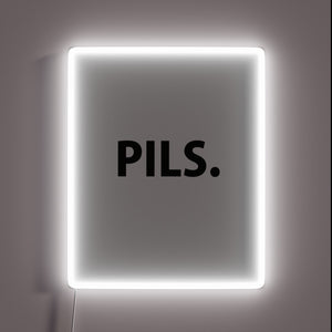 Brighten up your space with this vibrant pilsner beer sign