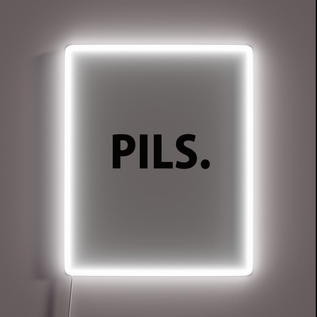 Brighten up your space with this vibrant pilsner beer sign