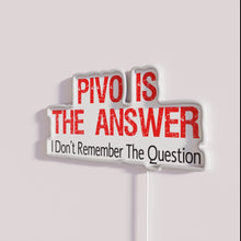 Load image into Gallery viewer, Vibrant Pivo LED Sign Illuminates Passion for Czech Beer Culture Everywhere