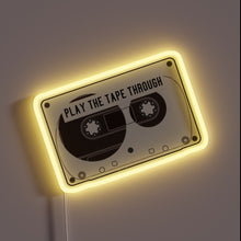 Load image into Gallery viewer, Vibrant RGB LED display that plays music through cassette aesthetic