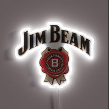 Load image into Gallery viewer, Jim Beam neon logo sign.