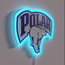 Load image into Gallery viewer, Neon LED lighted logo sign with customizable RGB color options