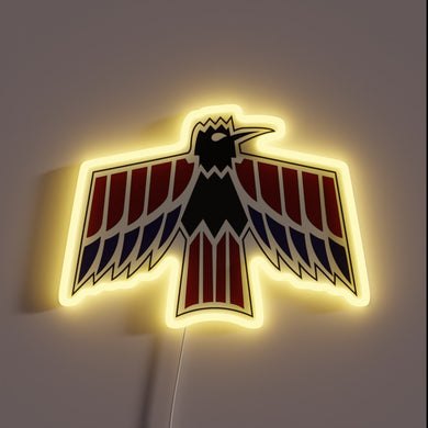 Vintage Neon Sign Pontiac Eagle V8 High Performance Automotive Emblem Decoration