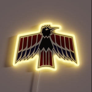 Vintage Neon Sign Pontiac Eagle V8 High Performance Automotive Emblem Decoration
