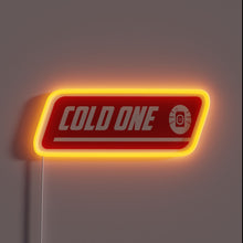 Load image into Gallery viewer, Customizable RGB neon sign with beer bottle design and fun phrase
