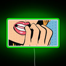 Load image into Gallery viewer, Pop Art RGB neon sign green