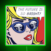 Load image into Gallery viewer, Pop Optimistic Girl RGB neon sign green