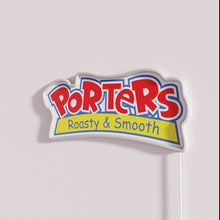 Load image into Gallery viewer, Vibrant Porters Roasty And Smooth Color-Changing Neon Bar Decor Sign