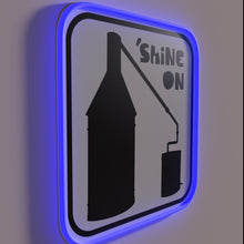 Load image into Gallery viewer, Barroom Distiller&#39;s Pride: Pot Still Moonshine Sign in Vibrant RGB Neon