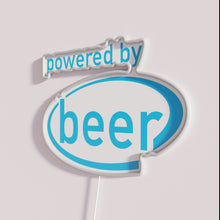 Load image into Gallery viewer, Electric powered rgb neon sign for home decor ambiance lighting.