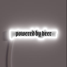 Load image into Gallery viewer, Vibrant customizable electric sign illuminates any room with dynamic colors.