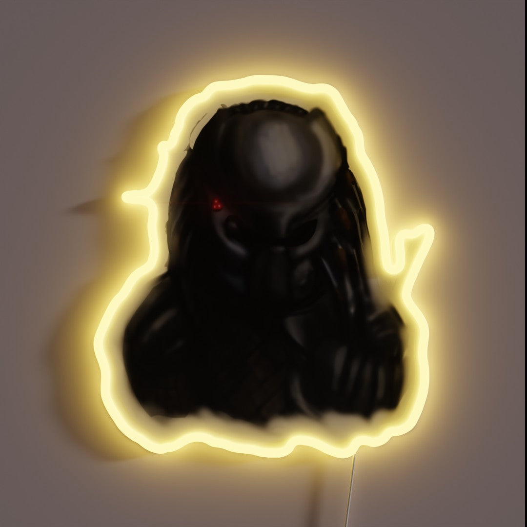 Predator Yautja Semi Realistic Rgb Led Sign – Neon Factory