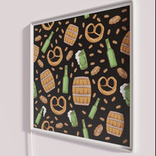 Load image into Gallery viewer, Vibrant Neon Octobers Beer and Pretzel Themed Illuminated Bar Sign