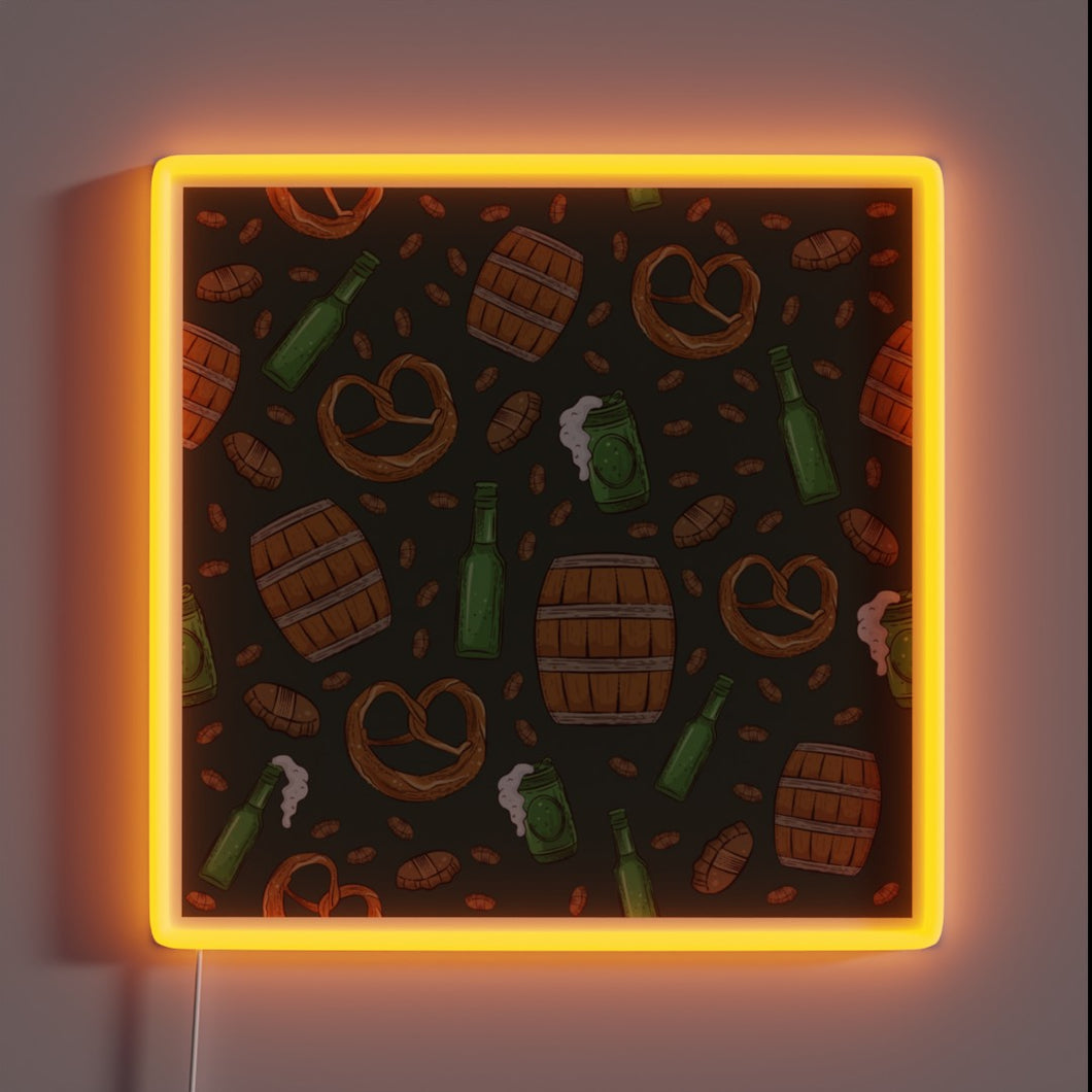 Brighten up your party with this festive beer pretzel decor
