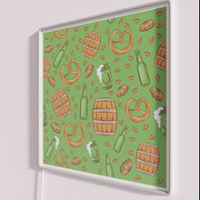 Load image into Gallery viewer, RGB Neon Bar Sign, Oktoberfest Beer and Pretzel Themed Decor
