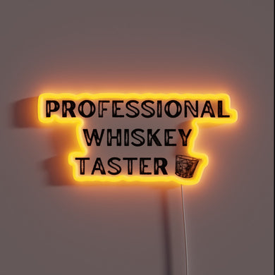 Elevate Your Spirits with Authentic Whisky Connoisseurship Illumination Signs