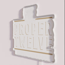 Load image into Gallery viewer, Customizable vibrant RGB color changing Proper No Twelve bar sign