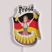 Load image into Gallery viewer, Colorful Customizable PROST RGB Neon Sign for Modern Home Decor.