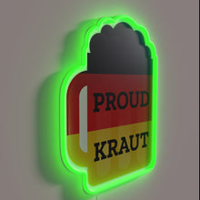 Load image into Gallery viewer, German Pride Shines Bright with Vibrant RGB Neon Sign Colors