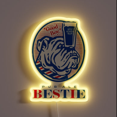 Neon pub decor featuring vibrant RGB lighting for any atmosphere