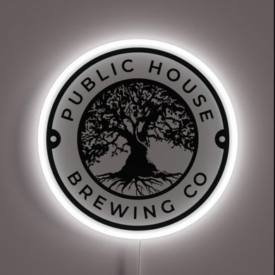 RGB Neon Sign for Public House Brewing Company's Modern Vibe