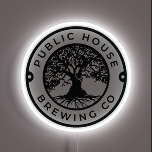 RGB Neon Sign for Public House Brewing Company's Modern Vibe