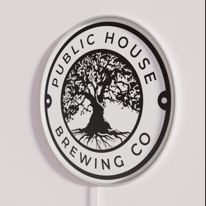 Neon Pub Sign - Public House Brewing Company Custom RGB Lighting