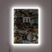 Load image into Gallery viewer, RGB neon sign featuring iconic pubs of Herefordshire in glow.