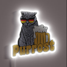 Load image into Gallery viewer, Vibrant LED neon bar decoration for Oktoberfest celebrations at home.