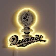 Load image into Gallery viewer, Glowing Neon Sign Featuring Colorful RGB Lighting, Handcrafted by Quandt.