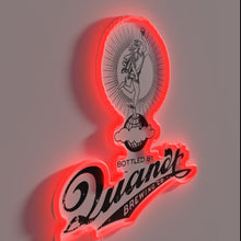 Load image into Gallery viewer, Quandt Brewing Co neon sign adds vibrant brewery ambiance instantly.