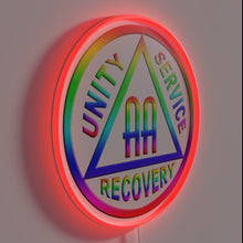 Load image into Gallery viewer, Add Vibrant Color and Personality with This Neon Rainbow Sign