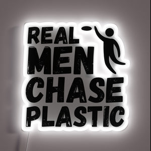 Add humorous gaming decor with this vibrant plastic-themed sign.