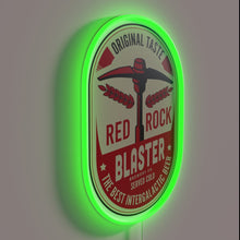 Load image into Gallery viewer, Glowing Red Rock Blaster RGB neon sign for gaming rooms