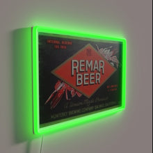 Load image into Gallery viewer, Vibrant RGB LED beer sign for home bar decor enthusiasts.