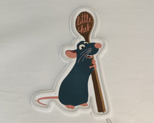 Remy little chef wall neon sign