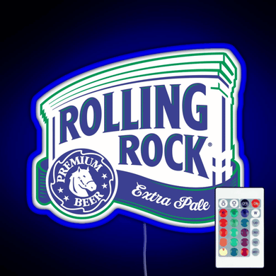 Rolling Rock RGB neon sign remote