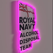 Load image into Gallery viewer, Vintage Royal Navy Admiralty Directive RGB Neon Sign Wall Decoration